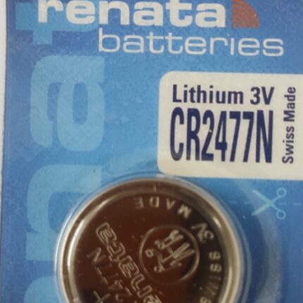 Renata CR2477N Battery 3V Lithium Coin Cell (1pc Pack) SWISS MAKE