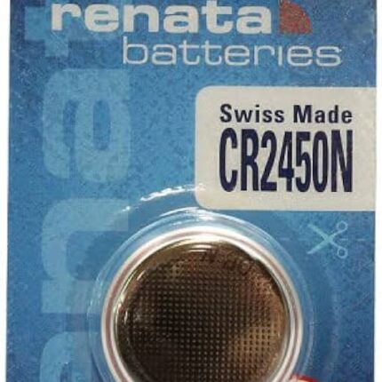 Renata CR2450N Lithium Battery 3v Coin Cell (1pc Pack) Swiss Made