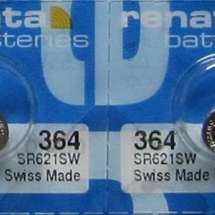 Renata SR621SW Battery 364 Battery 1.55v Silver Oxide - Pack of 2