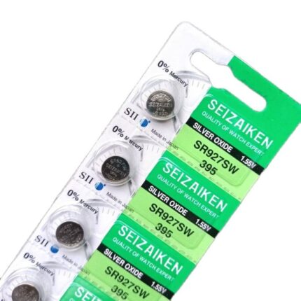 Seizaiken SR927SW Battery Price (395) 1.55v Silver Oxide Button Cell - Pack of 5