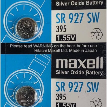 Maxell (395) SR927SW Watch Battery 1.55v Silver Oxide - Pack of 2