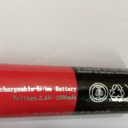 Geepas 2.4v Battery Rechargeable 2500mAh for Torch - L=8.5cm
