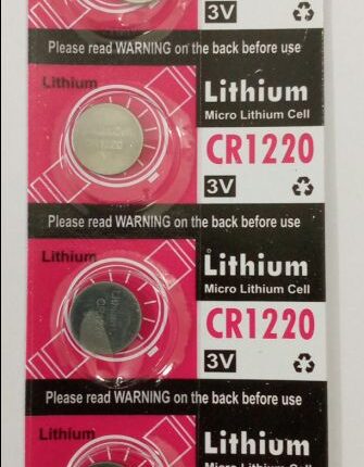 Batterie Lithium Pile bouton CR1632, 3 V DC, Pré chargé, 5-Blister, Divers appareils