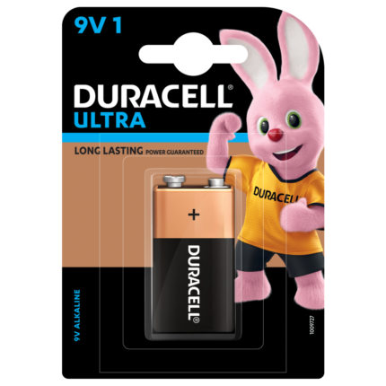Duracell Ultra Alkaline Battery 9V - Pack of 1