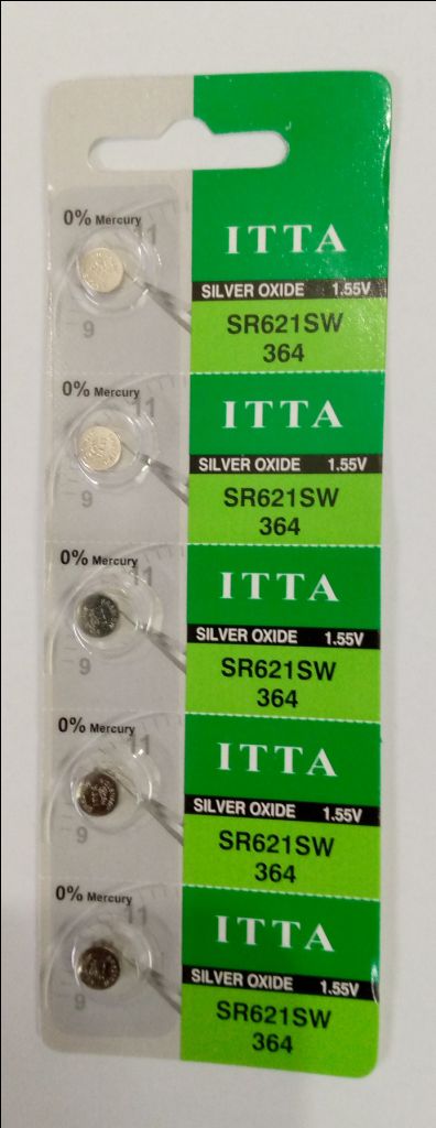 itta 621-5 sr621 battery pack of 5